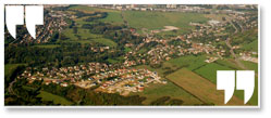 Vue aérienne de Frotey les Vesoul